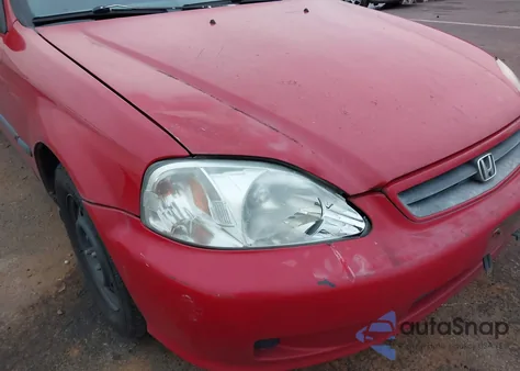 2000 Honda Civic Cx z USA, uszkodzony, nr VIN 2HGEJ6428YH103483